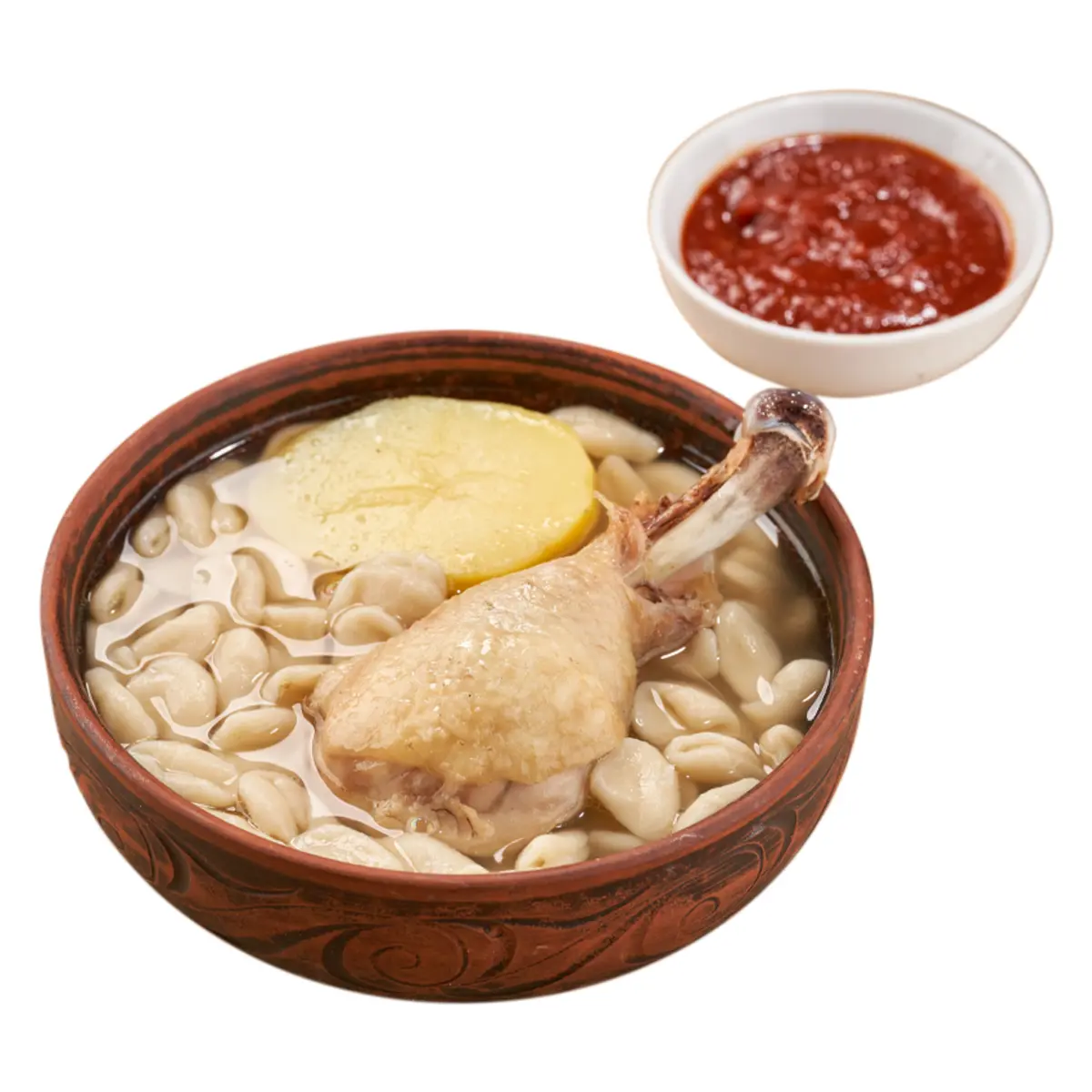 Лакский хинкал с курицей