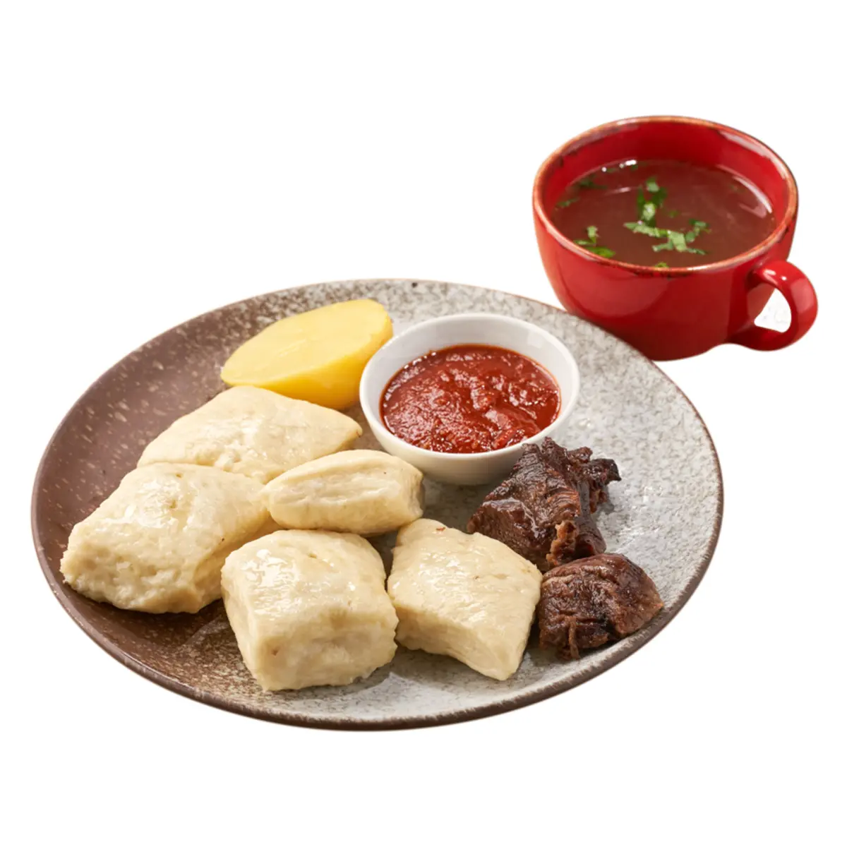 Хинкал аварский с сушеным мясом