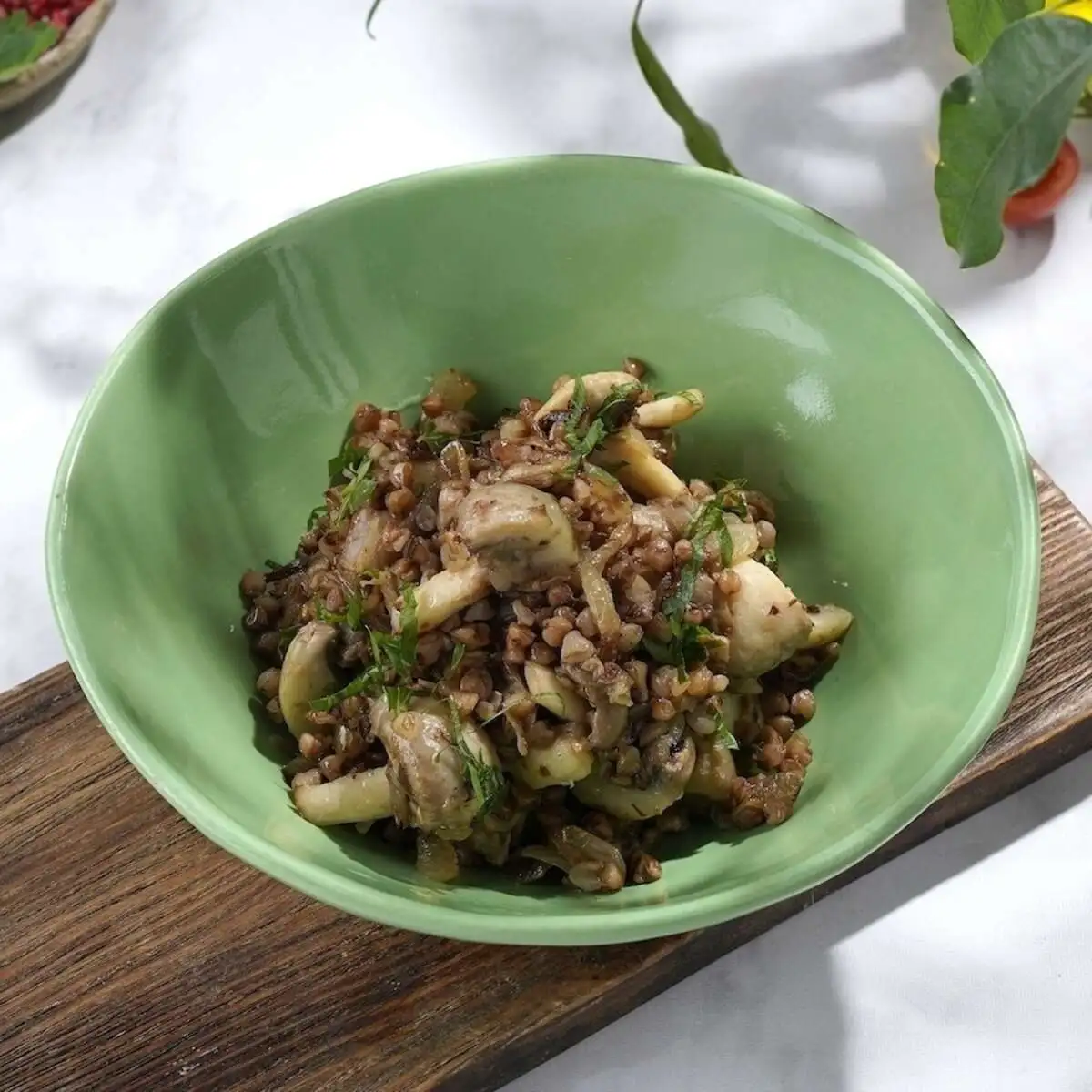 Гречка с овощами