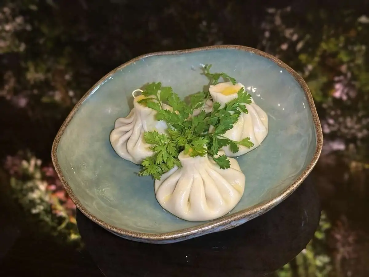 Хинкали с говядиной отварные/Boiled beef khinkali