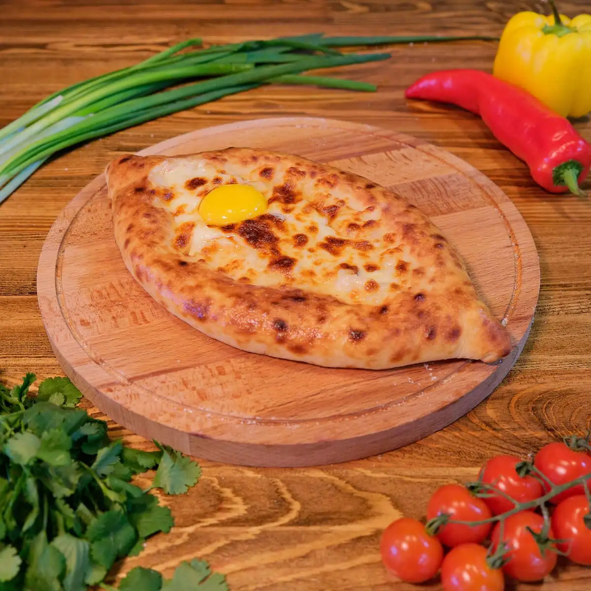 Хачапури с 1 яйцом