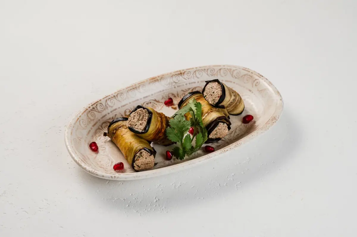 Рулетики из баклажанов Бадриджани