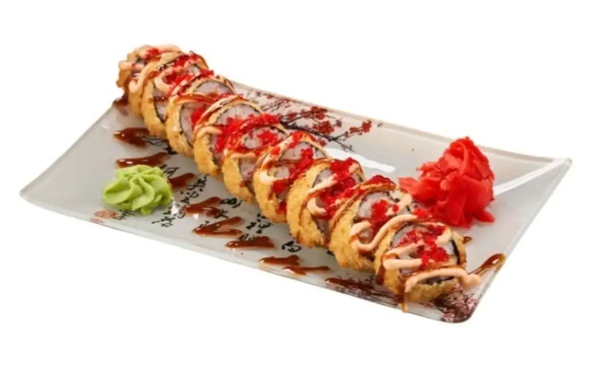 Ролл Сяке темпура