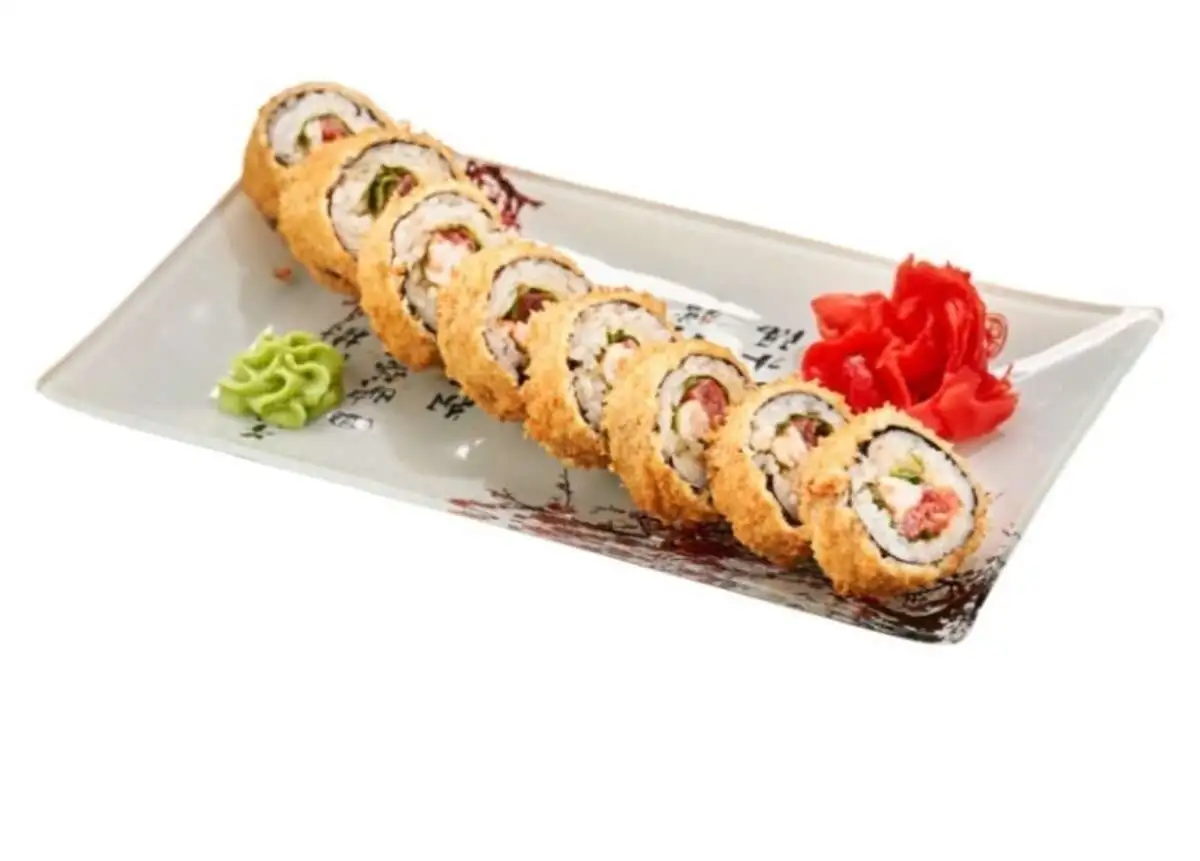 Ролл Цезарь с креветками