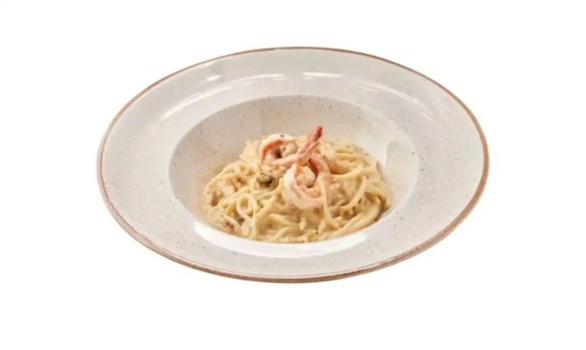 Спагетти с морепродуктами