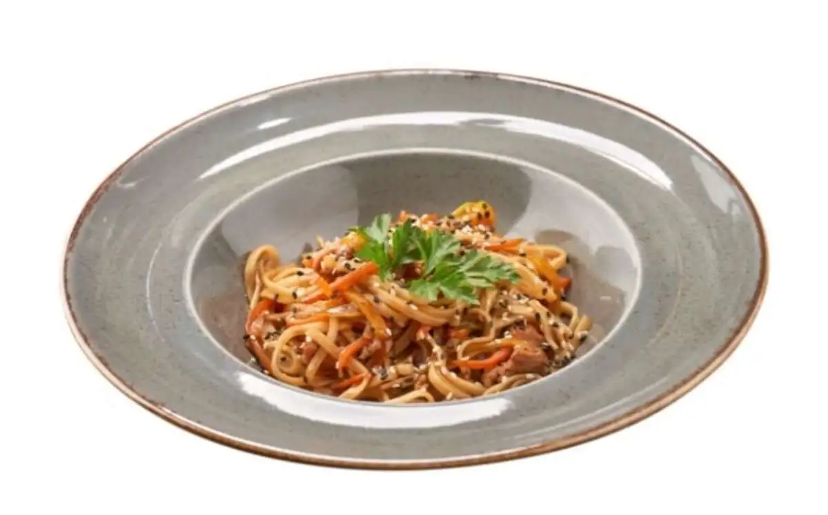 Удон с курицей