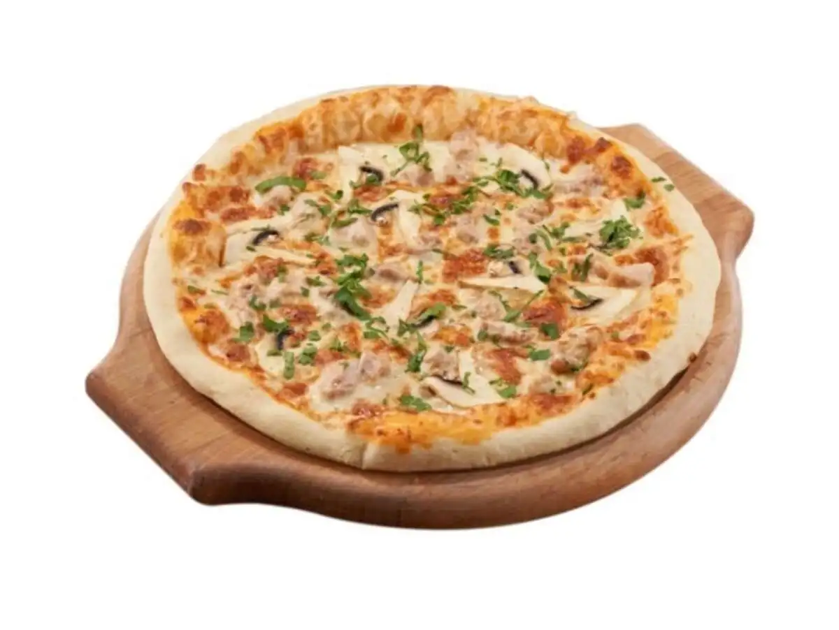 Пицца курица и грибы