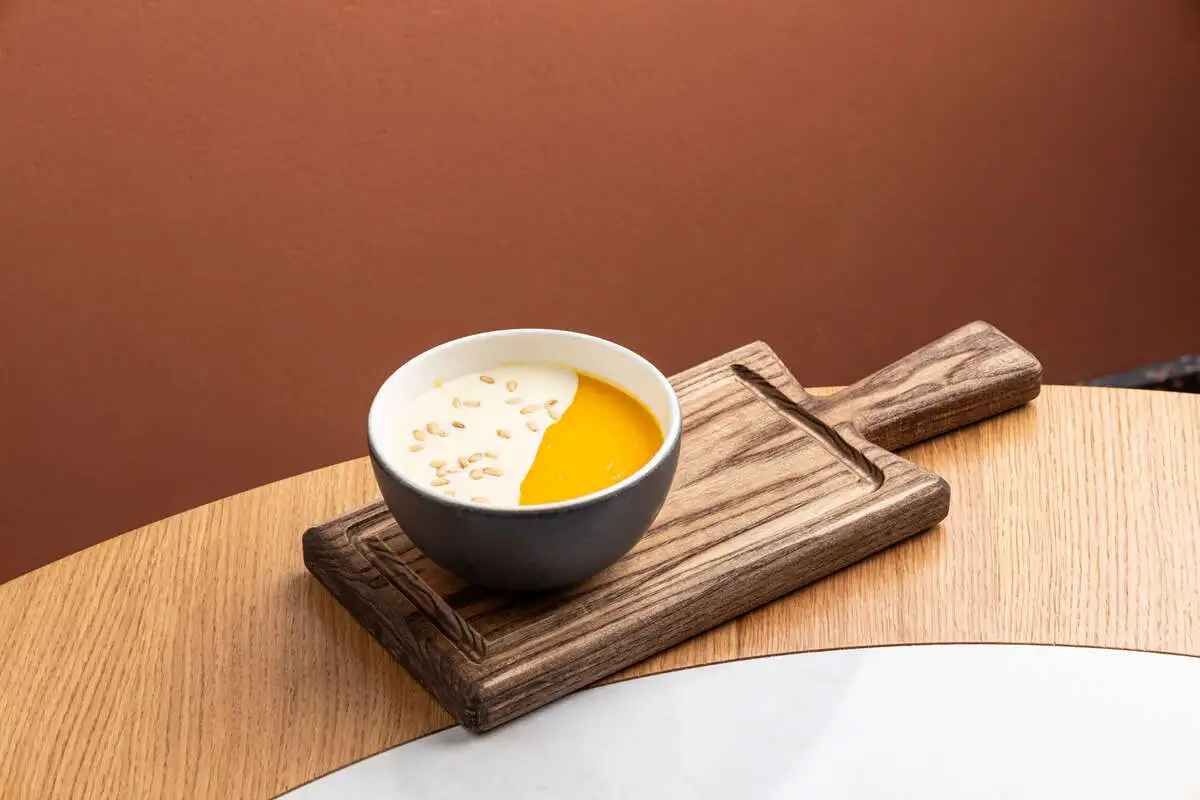 Суп из тыквы с пармезаном