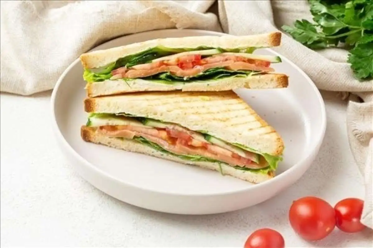 Сэндвич с лососем