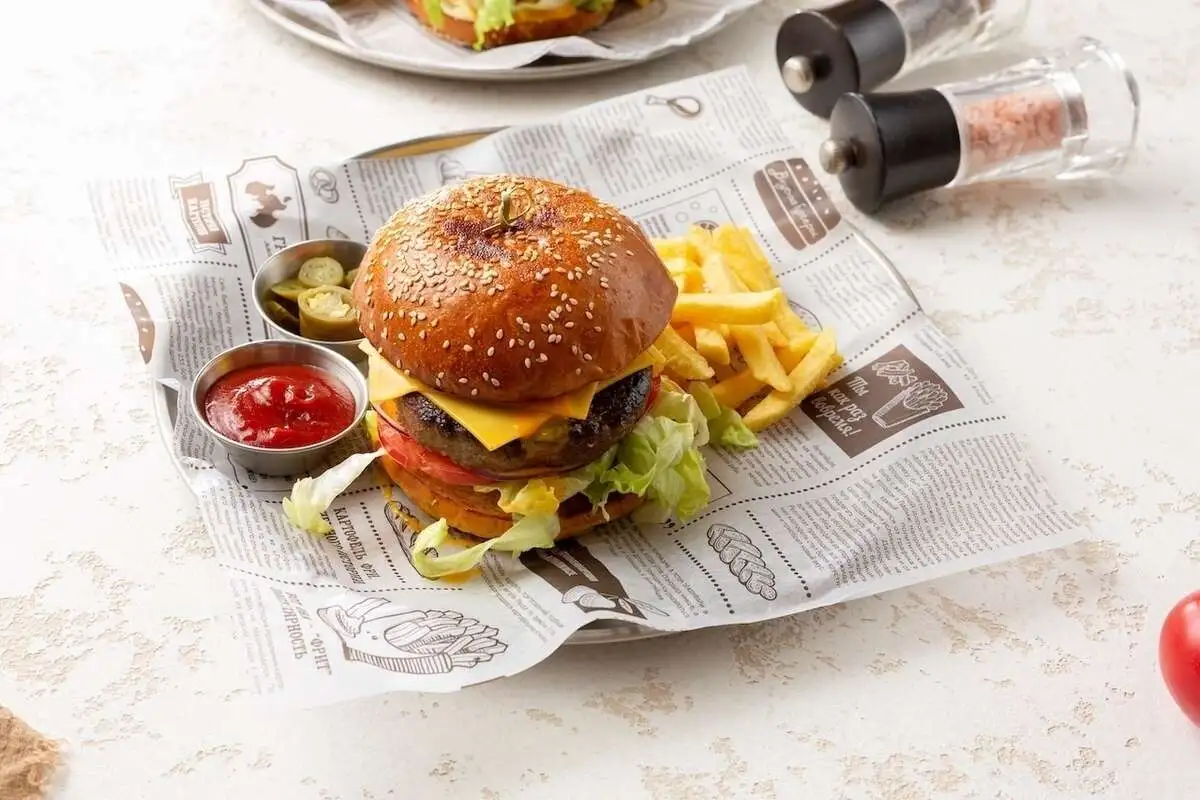 Бургер с говядиной new