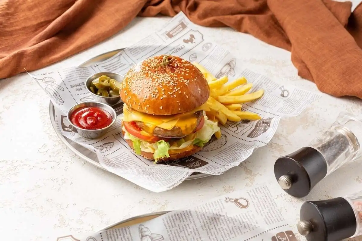 Бургер с курицей new