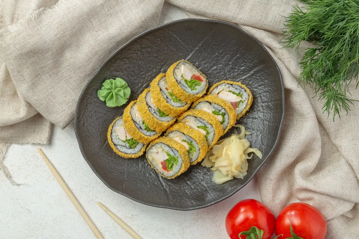 Ролл Цезарь с курицей