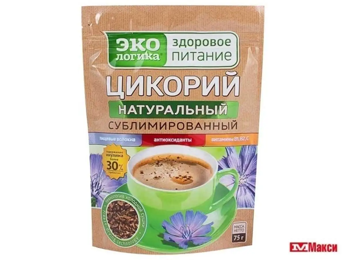 Цикорий Экологика Натуральный 75гр