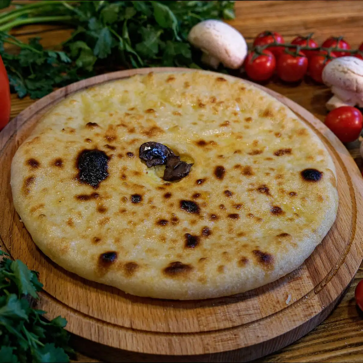 Пирог сыр/грибы 1200 гр