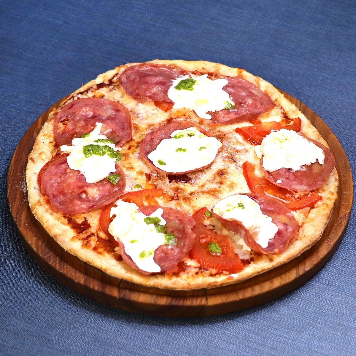 Страчателла/ветчина/томаты