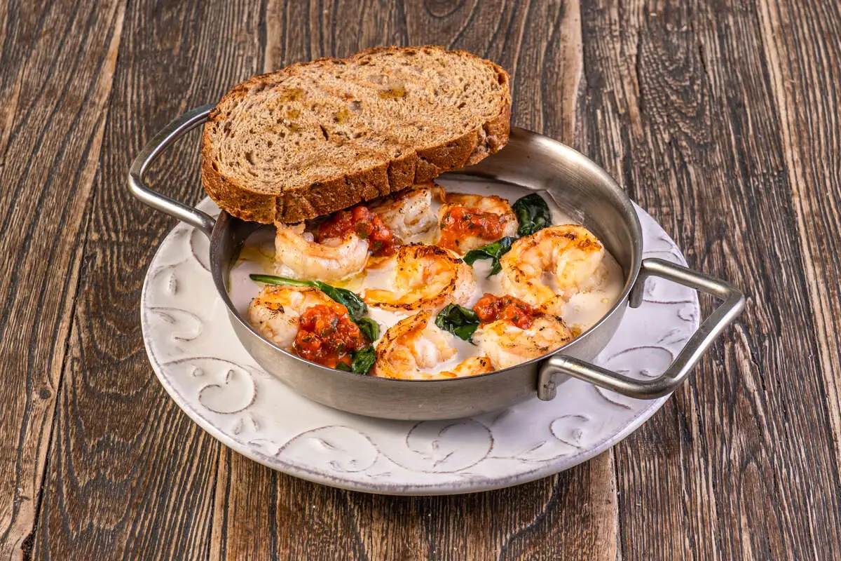 Креветки в сливочном соусе