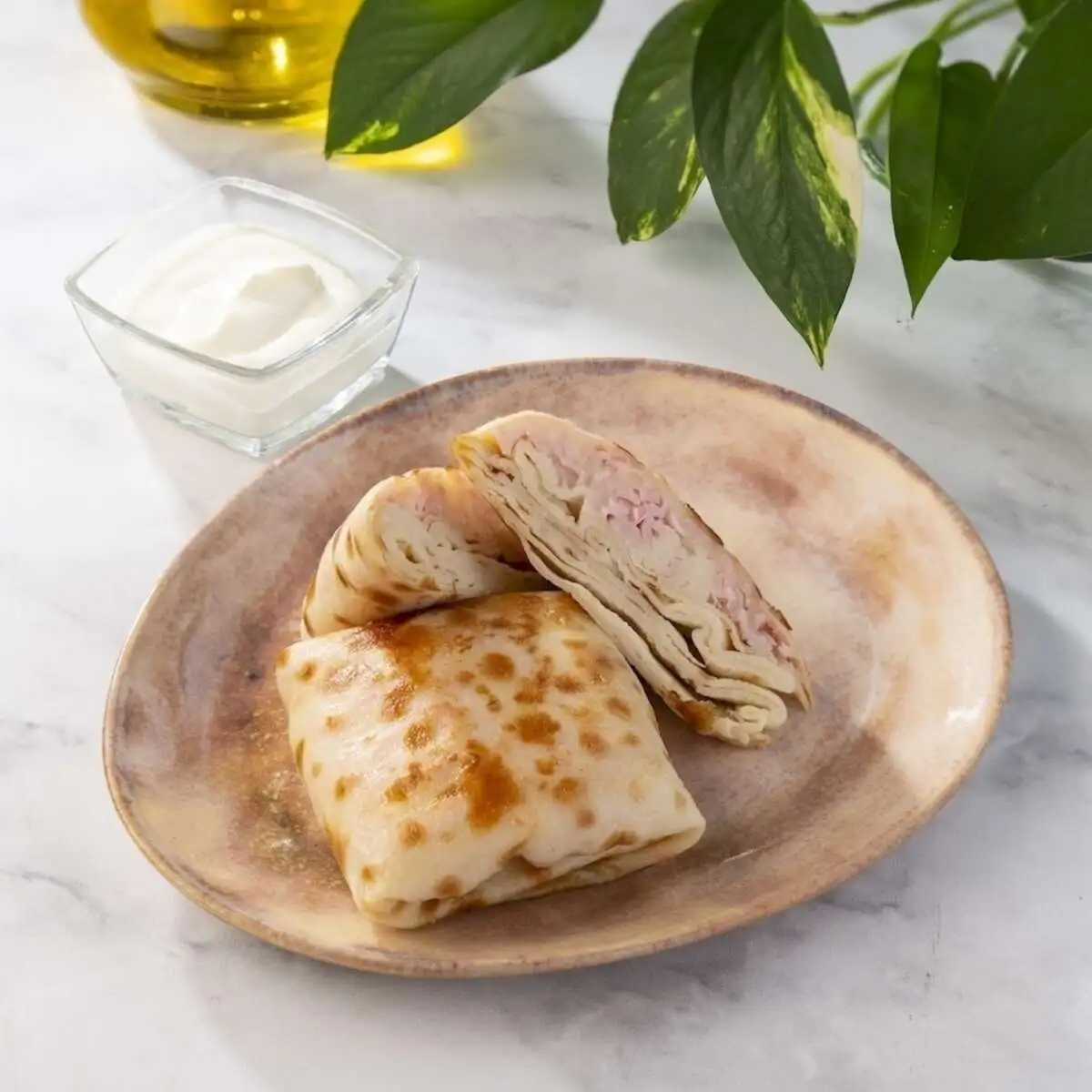 Блины с ветчиной и сыром (6 шт.)