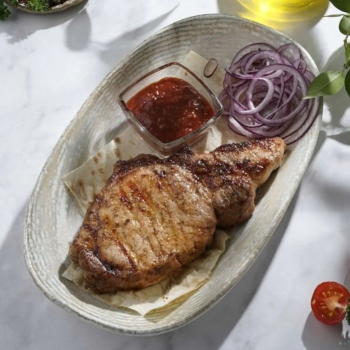 Стейк из свинины