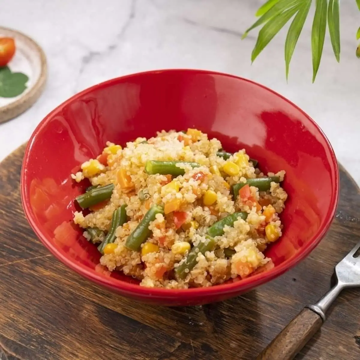 Киноа с овощами