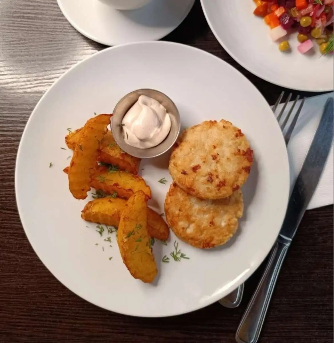 Куриные оладьи