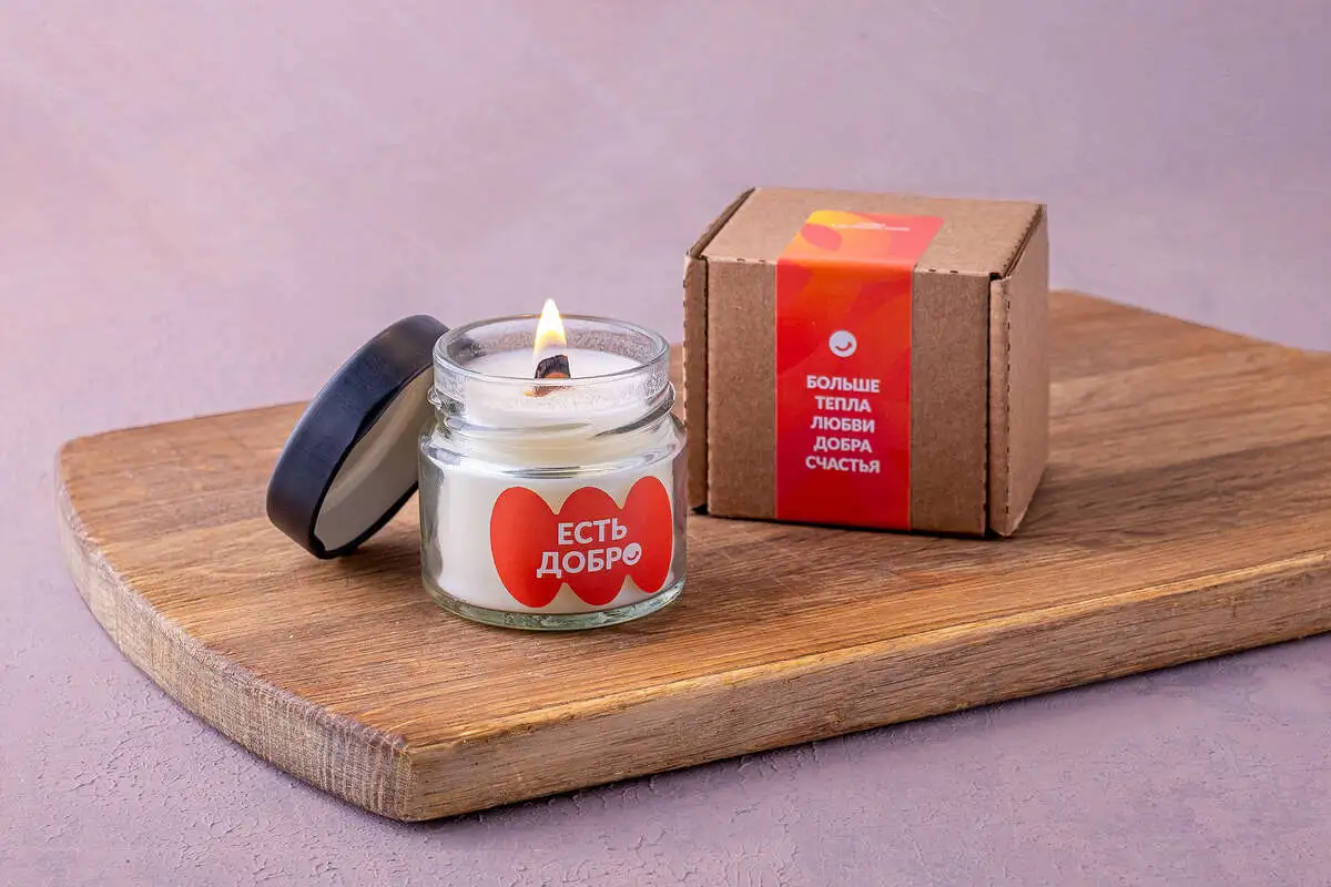 Свеча "Вкусная доставка"