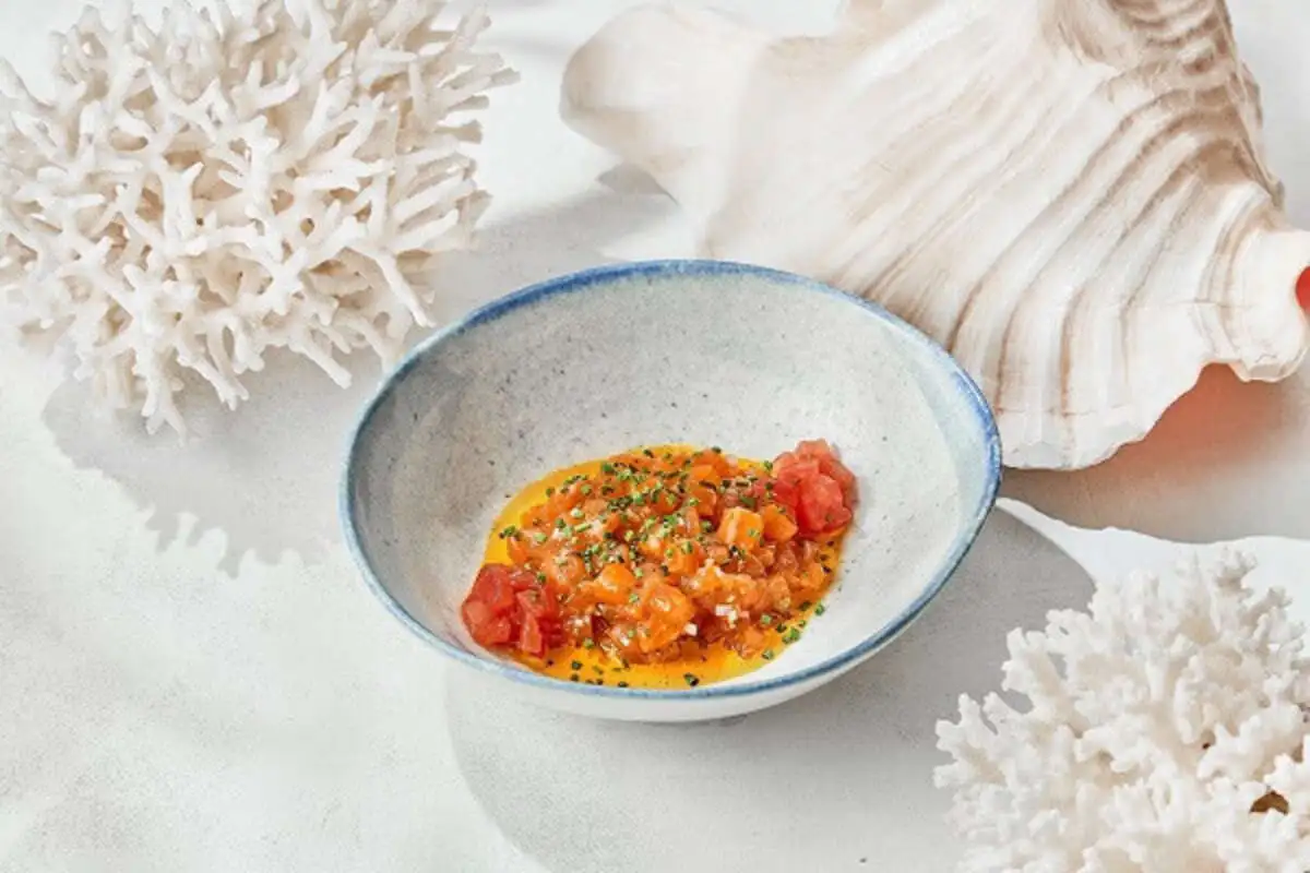 Тартар с форелью