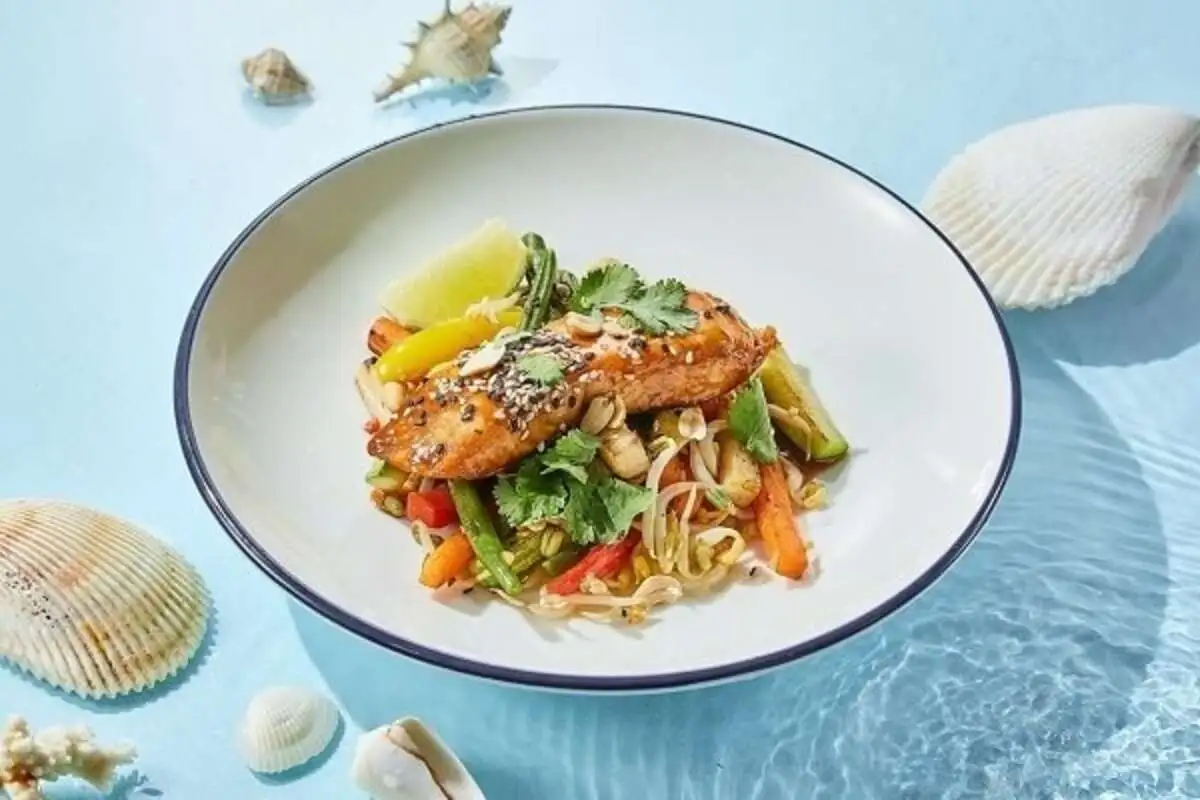 Лосось стир-фрай