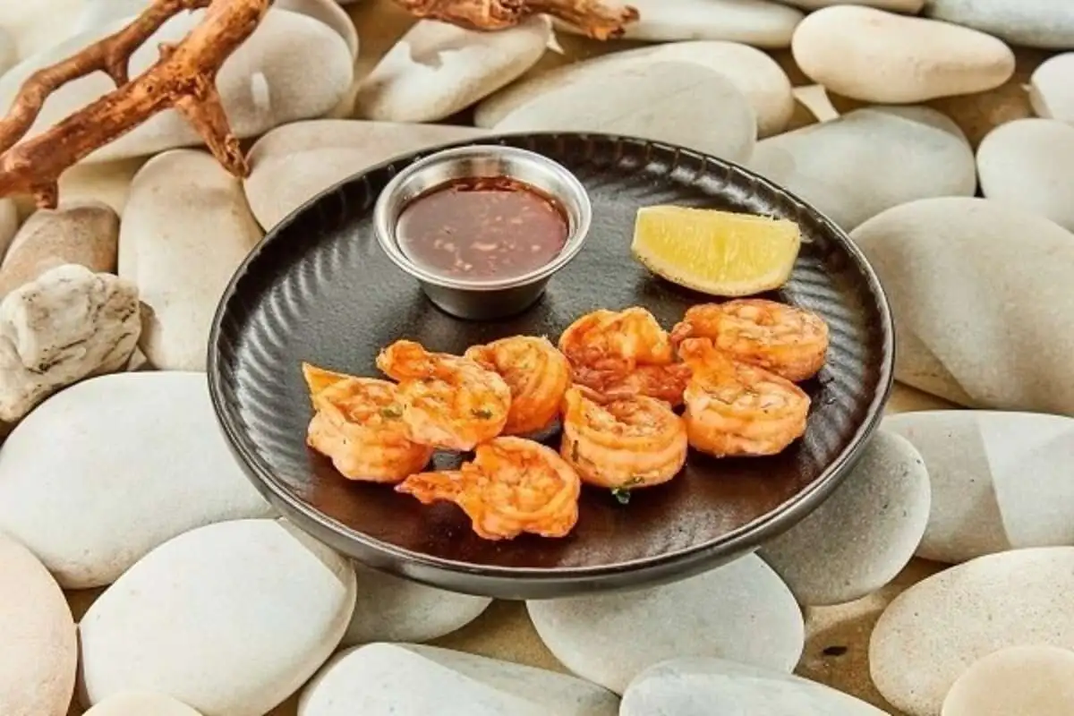 Креветки гриль
