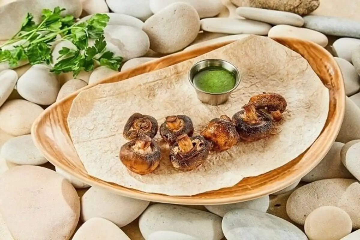 Шашлык из шампиньонов