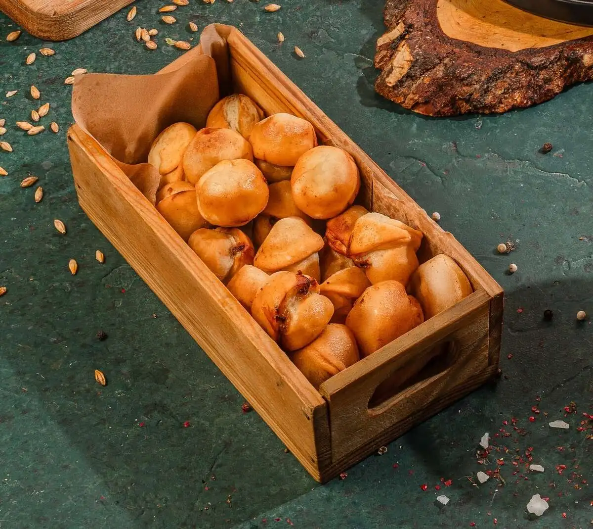 Жареные пельмени