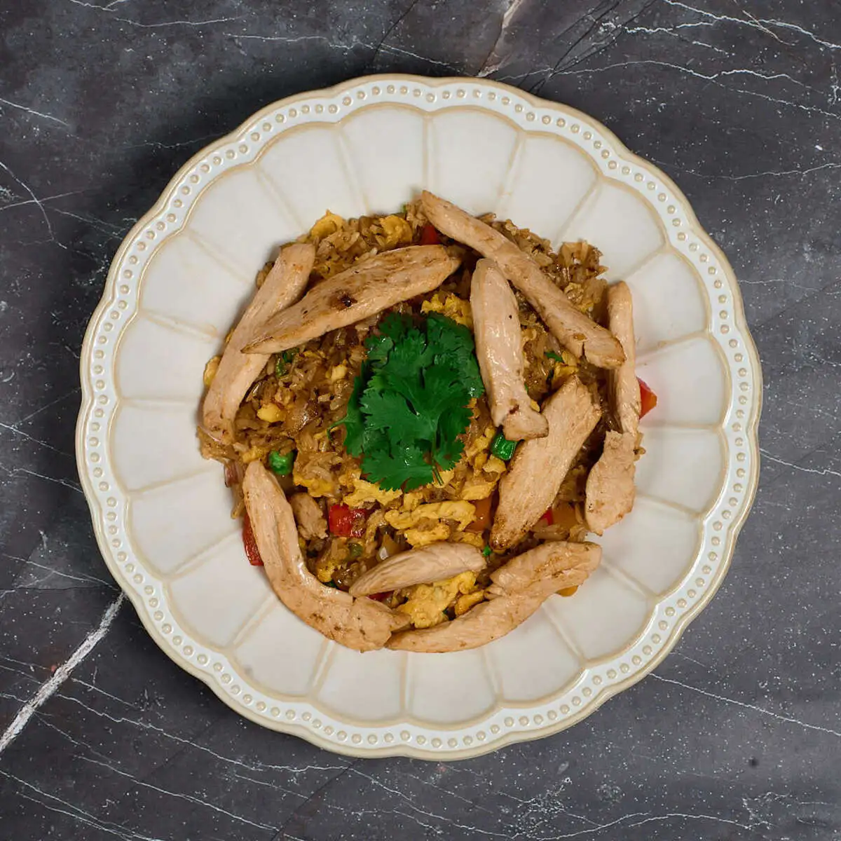 Рис с курицей