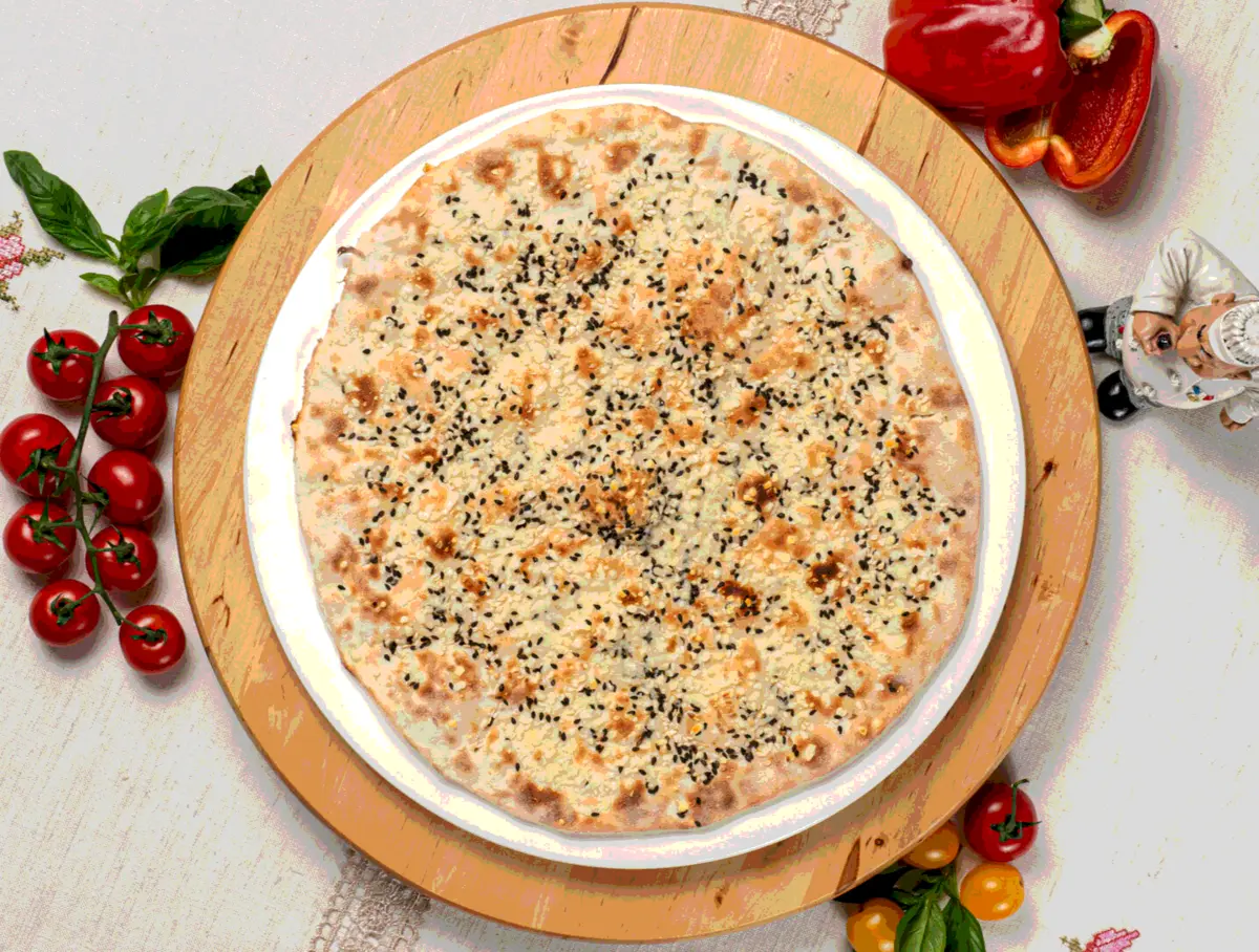 Фокачча с кунжутом