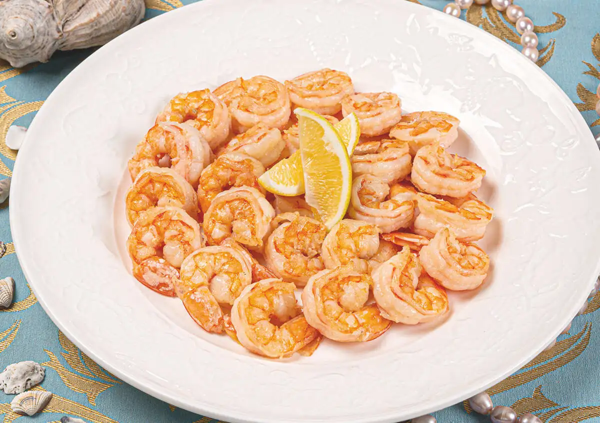 Жареные тигровые креветки