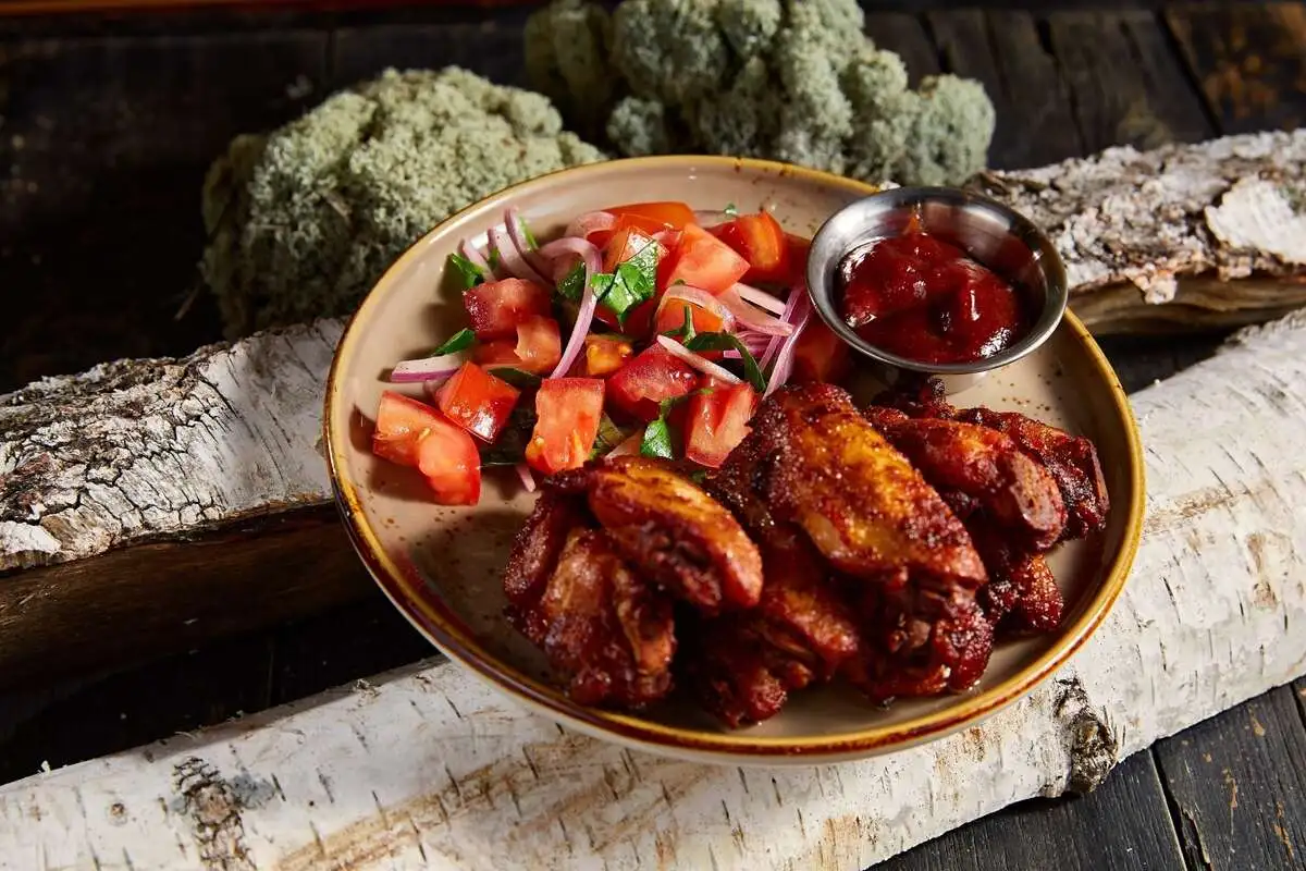 Жареные куриные крылья