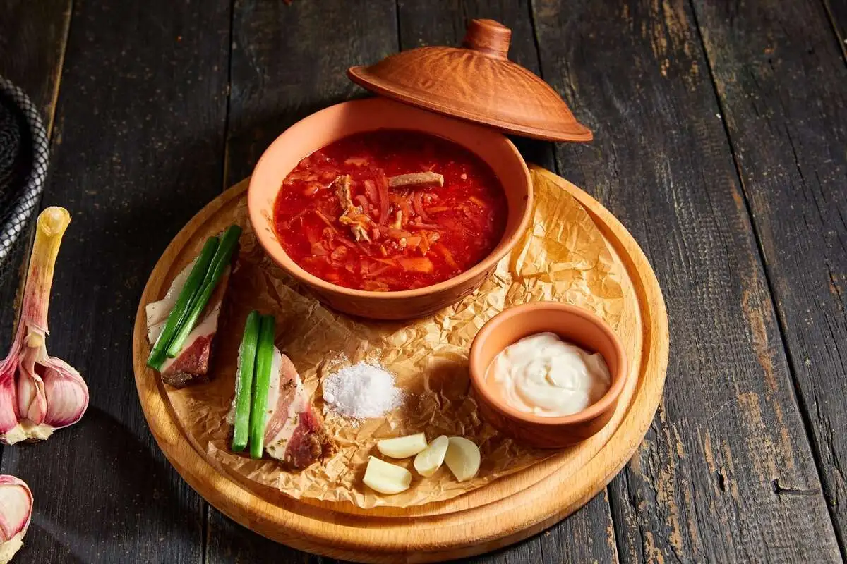 Борщ с говядиной