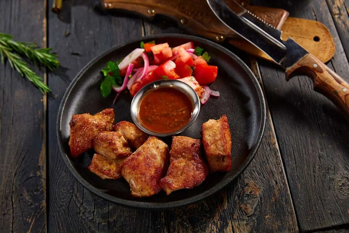 Шашлык из свиной шеи