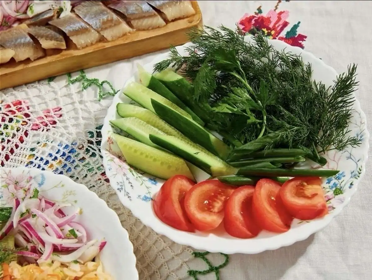 Свежие овощи