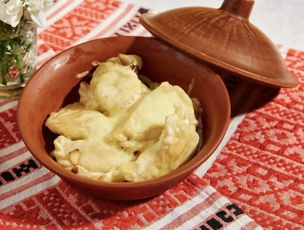 Запеченные вареники