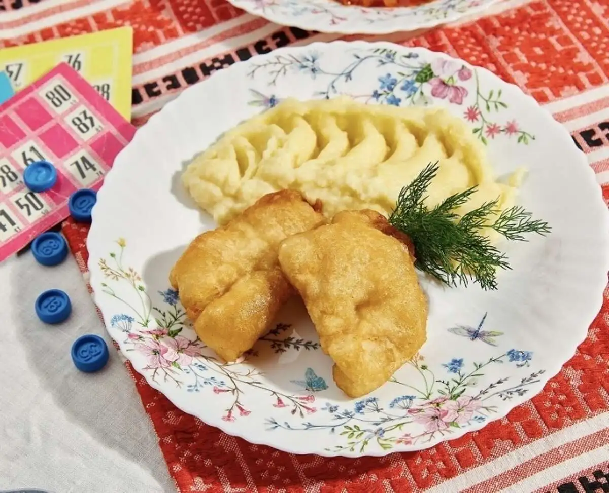 Жареный судак