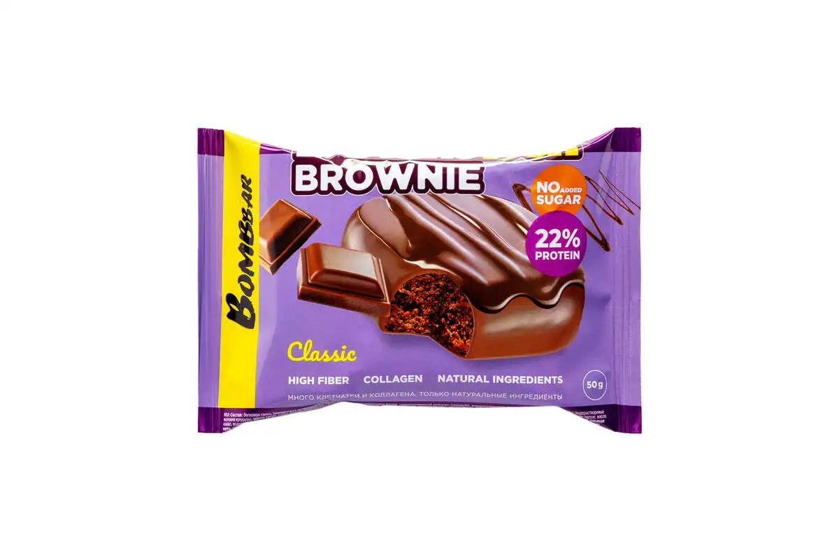 BOMBBAR Печенье глазированное Брауни классический