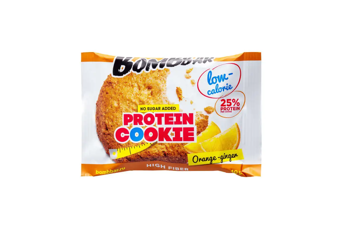 BOMBBAR Печенье неглазированное Апельсин имбирь