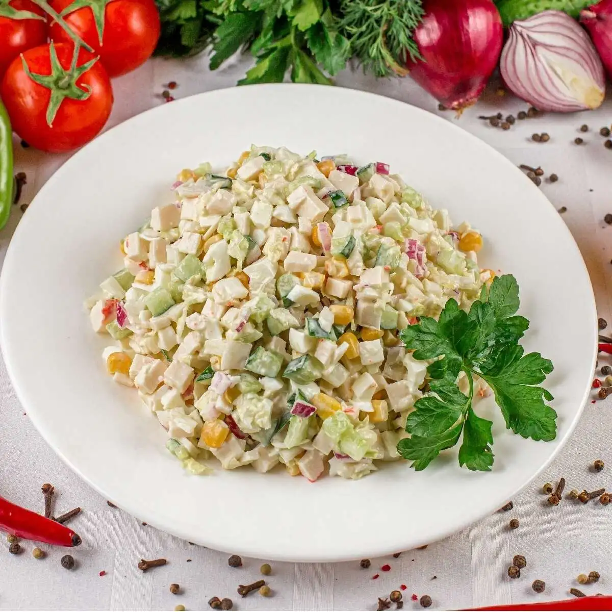Салат Крабовый