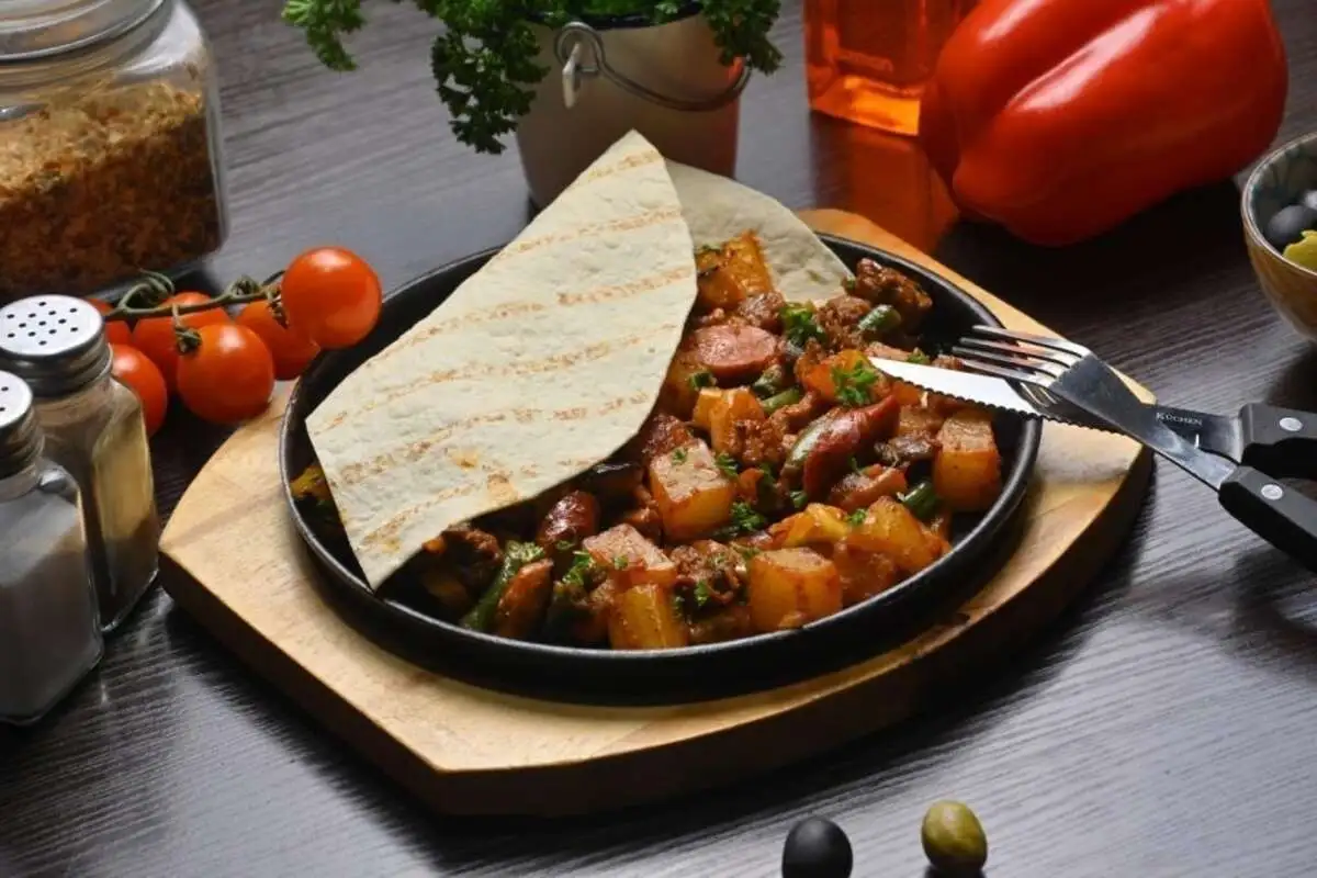 Мясная жарёха