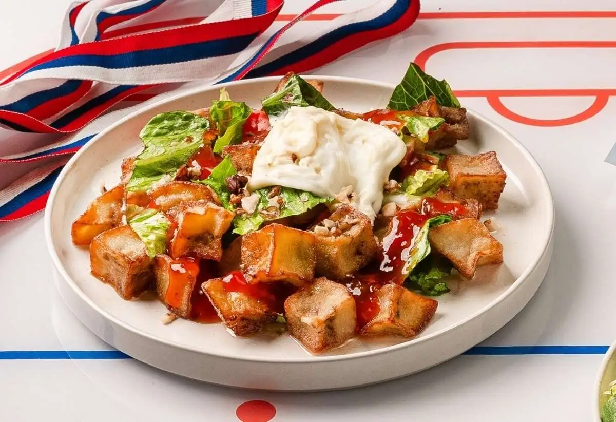 Салат со страчателлой