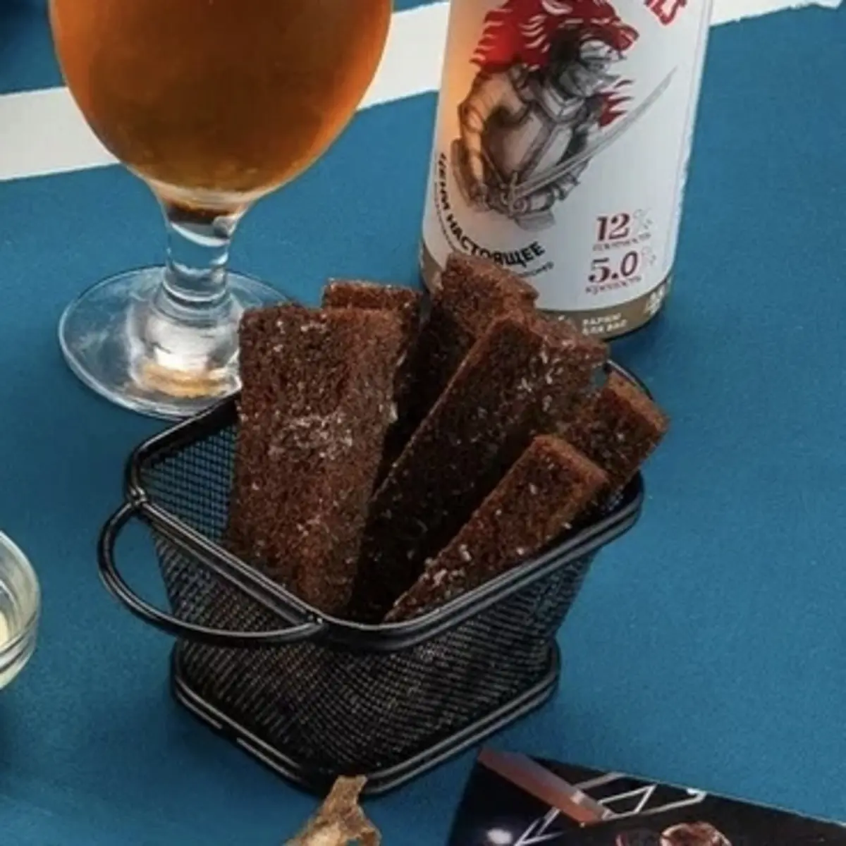 Гренки чесночные