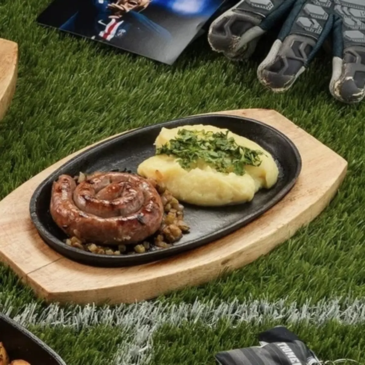 Улитка с пюре