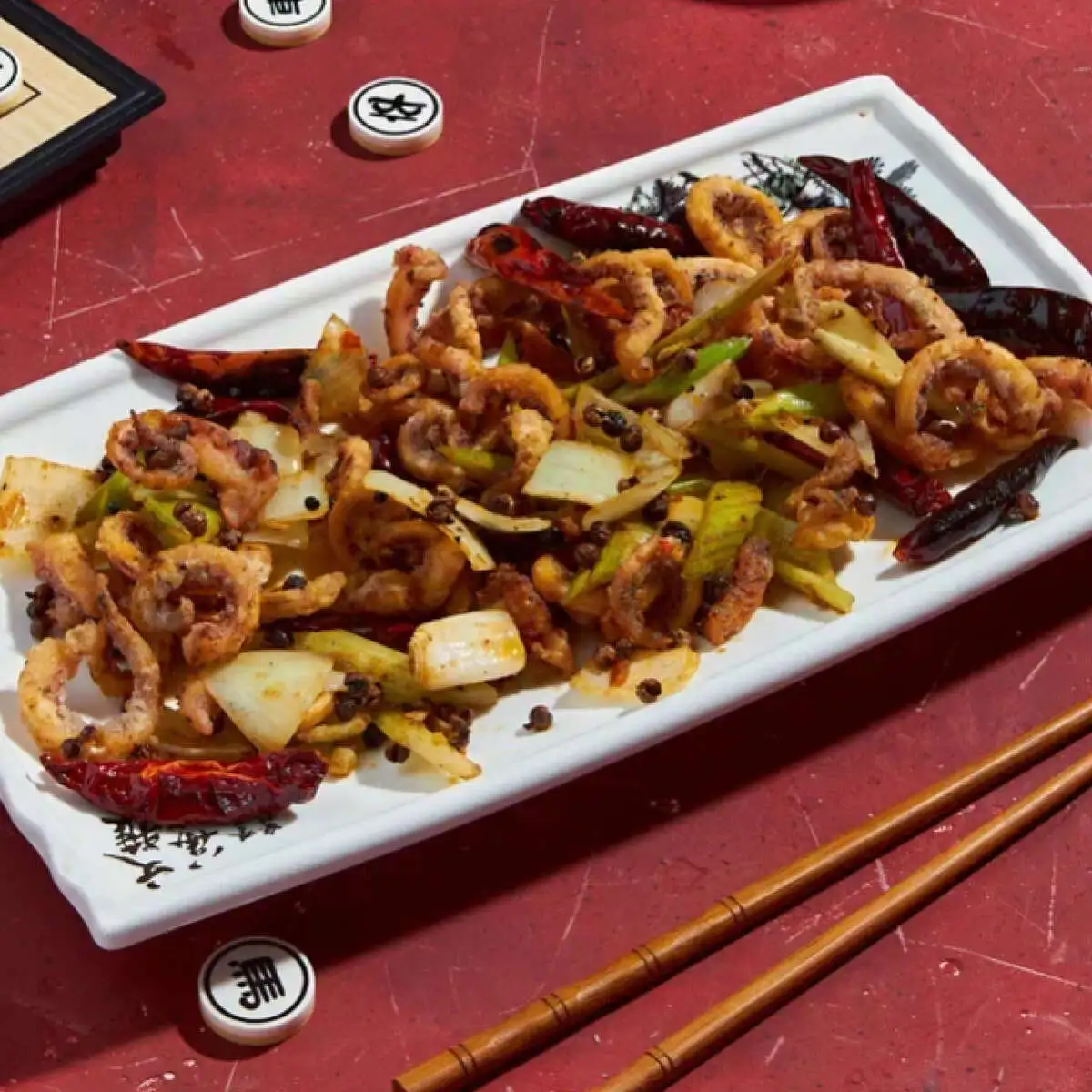 Хрустящие щупальца кальмара