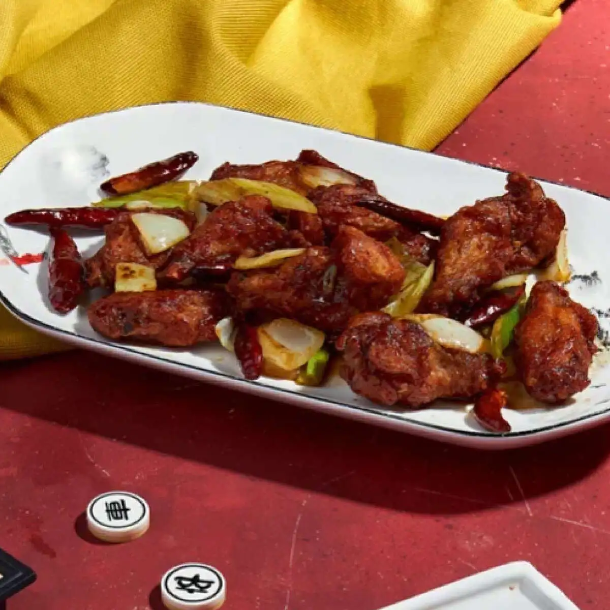 Куриные крылья по- сычуански