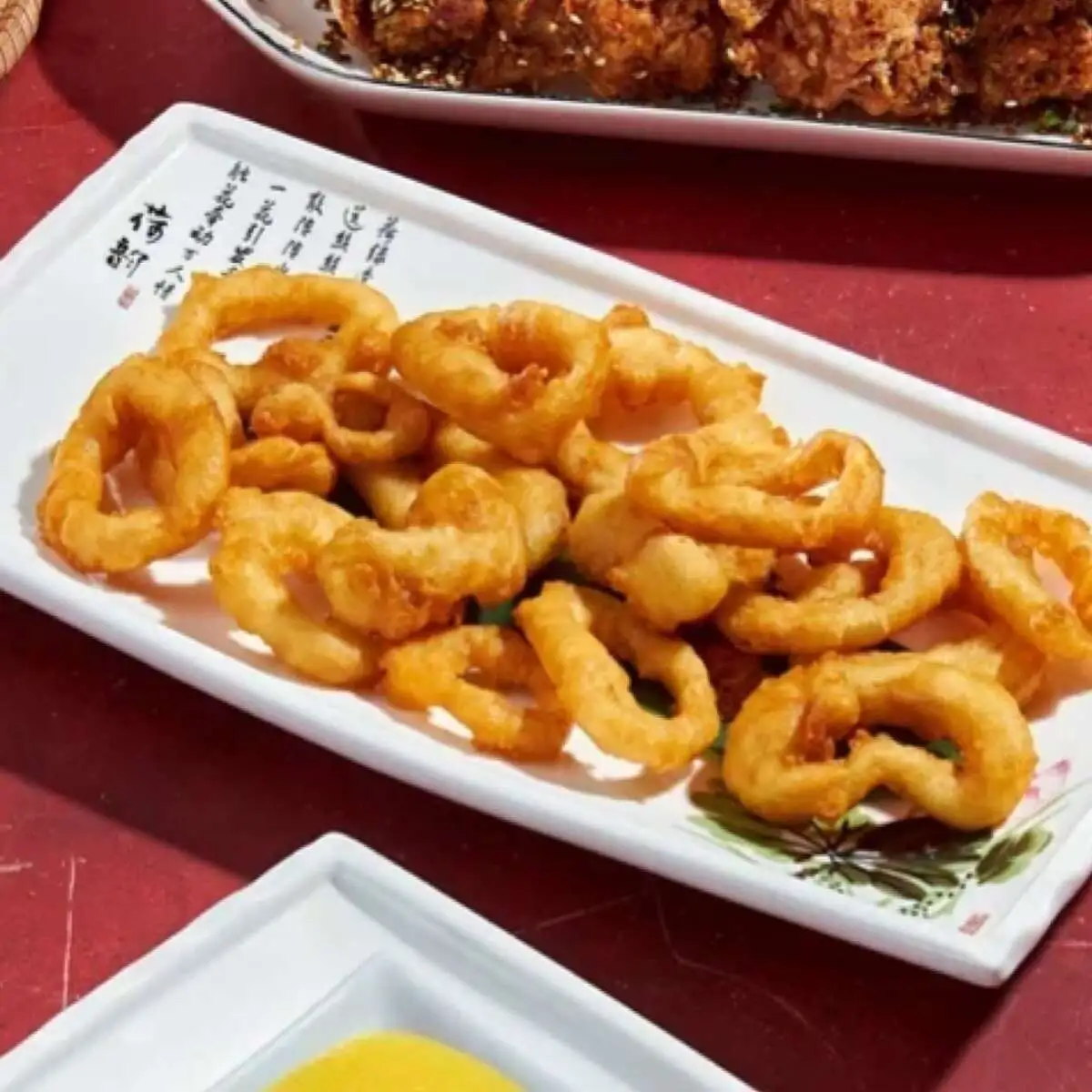 Кольца кальмара в кляре