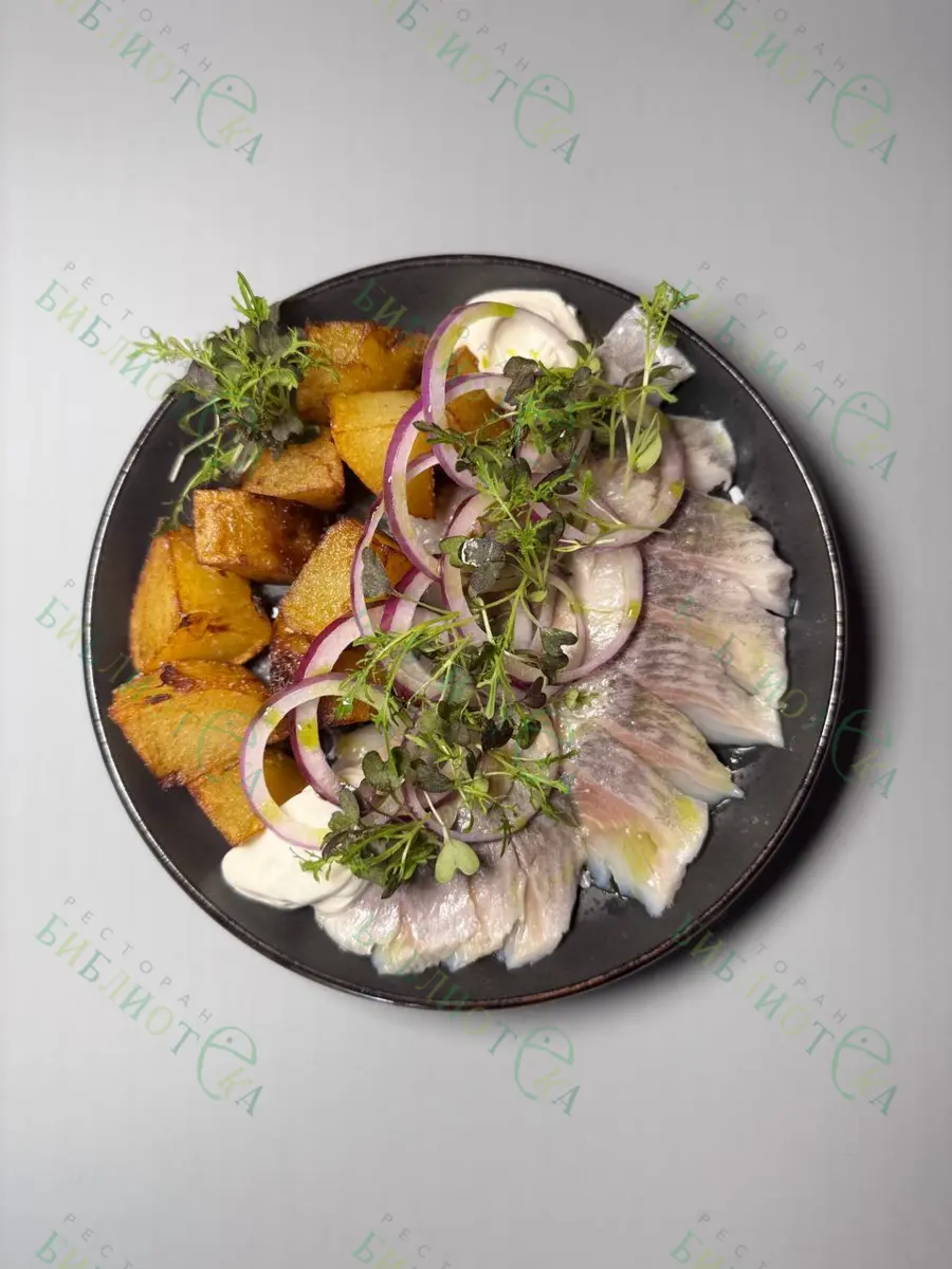 Сельдь с картофелем